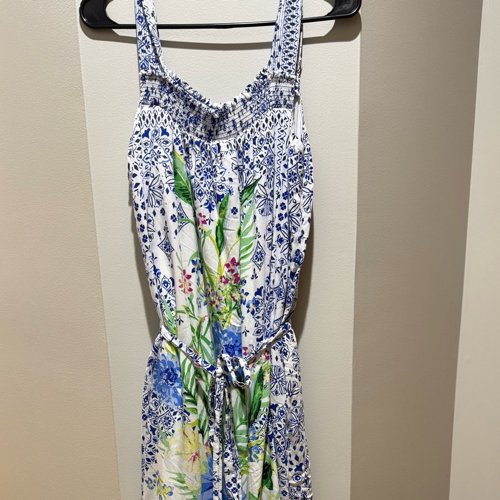 Anthropology Floral Dress